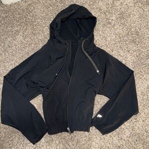 Crop zip up jacket